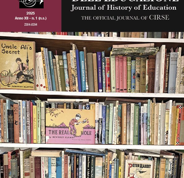 Pubblicato il numero 1/2025 dell'anno XII della Rivista della storia dell'educazione